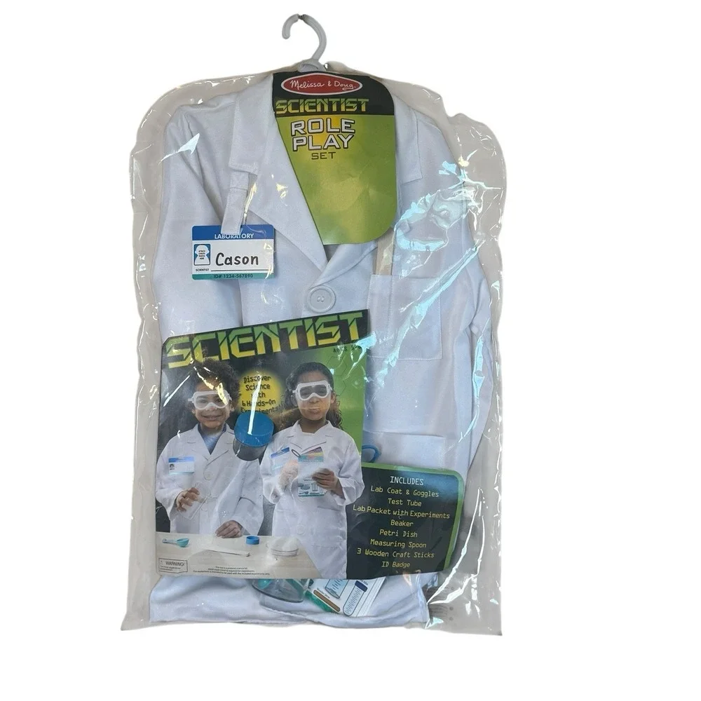 Melissa & Doug Role Play Set - Scientist Costume Dress Up